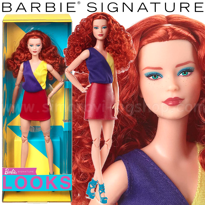 * 2023 Barbie Signature Looks Barbie Doll with Red HairHJW80