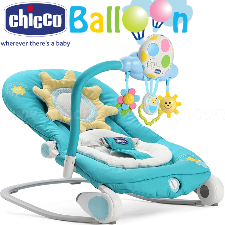 Chicco  Ballon Bouncer 0-18  Turquoise 79282.410