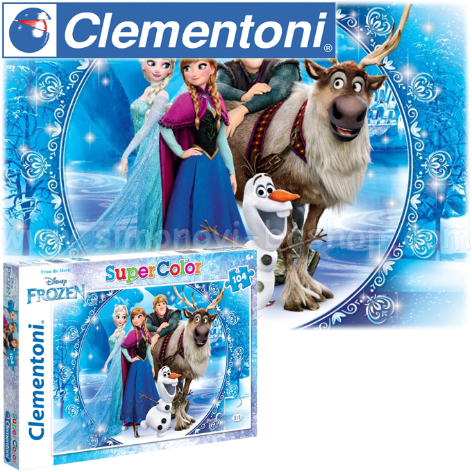 * Clementoni Copii Puzzle 104ch. Disney Frozen 27956