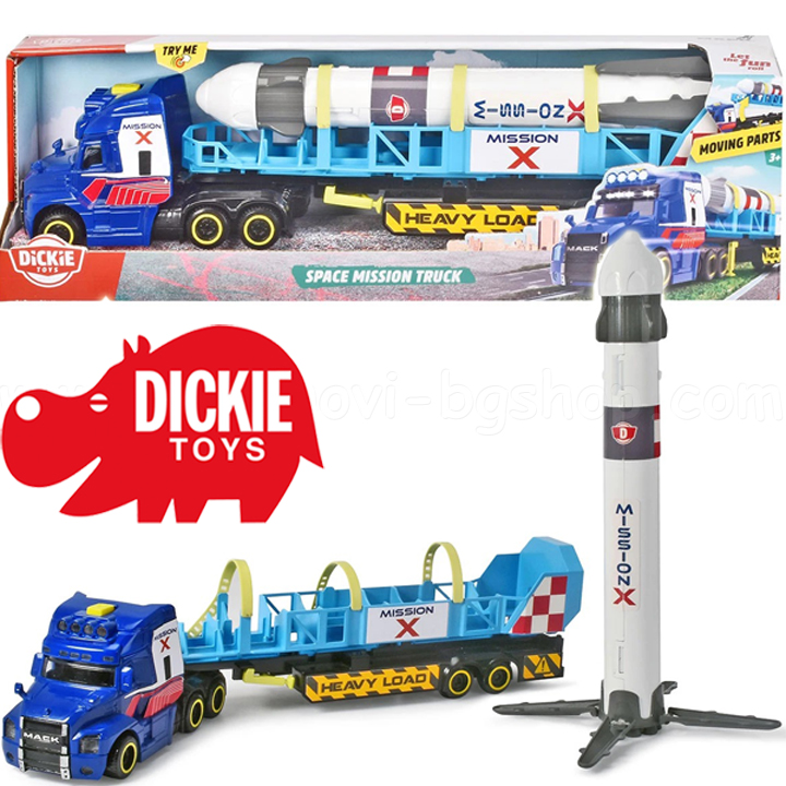 Camion tractor și rachetă Dickie Toys 203747010