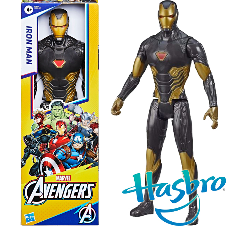 *2024 Marvel Avengers Titan Hero   Iron Man Black  Power FX  E78