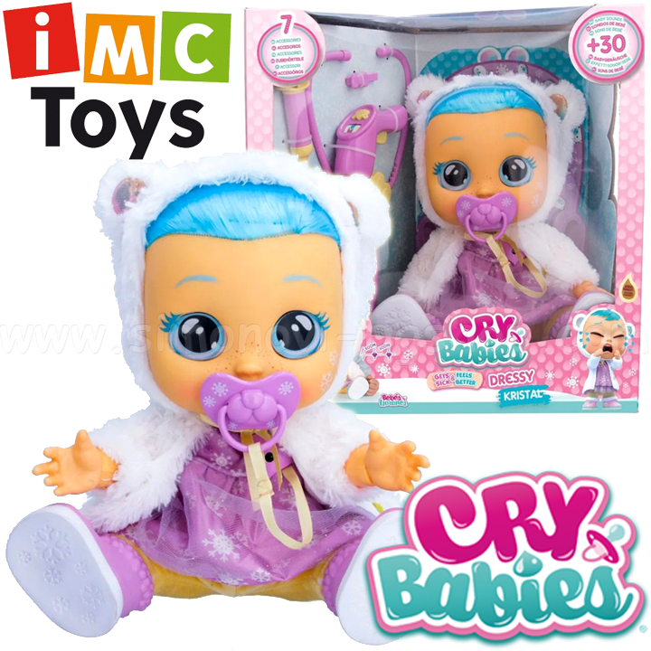 ** 2022 IMC Toys Cry Babies   Dressy Kristal904125