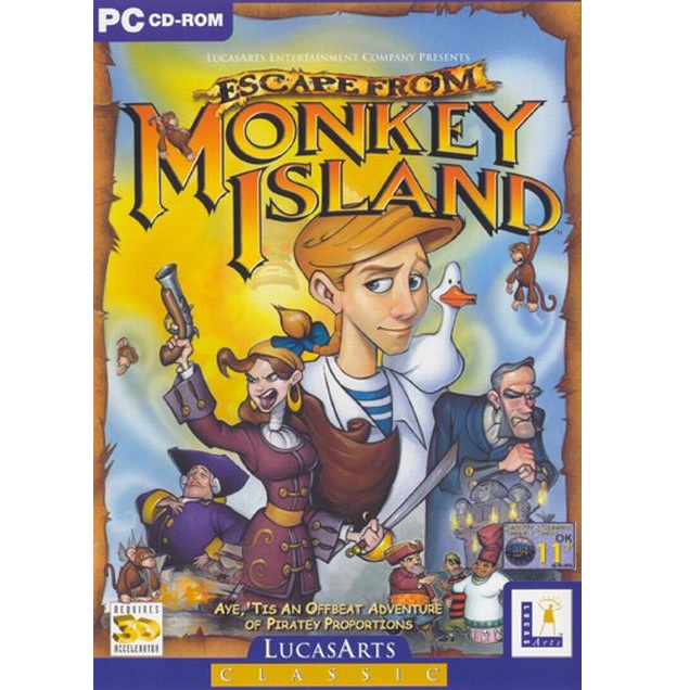 Lucas Arts PC  Escape From Monkey Island