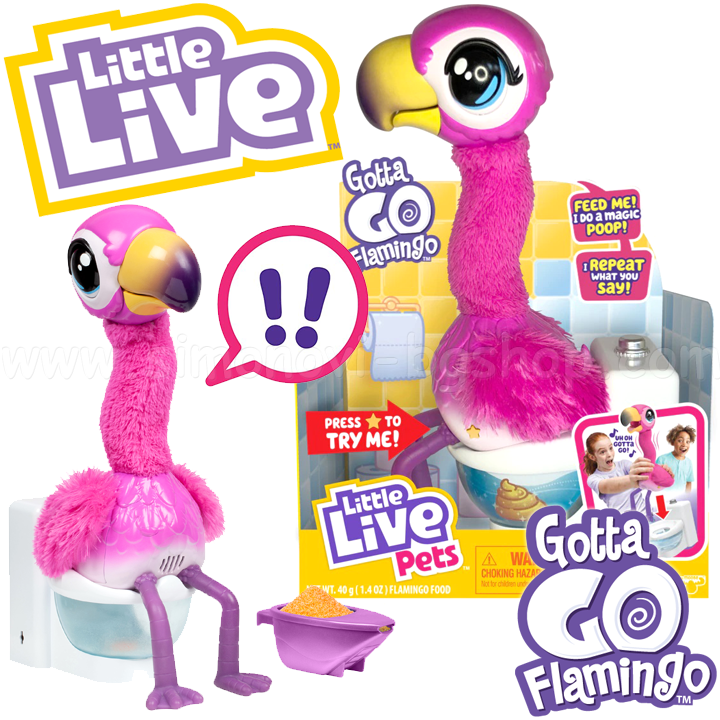 * Little Live PetsGotta Go Flamingo  26222