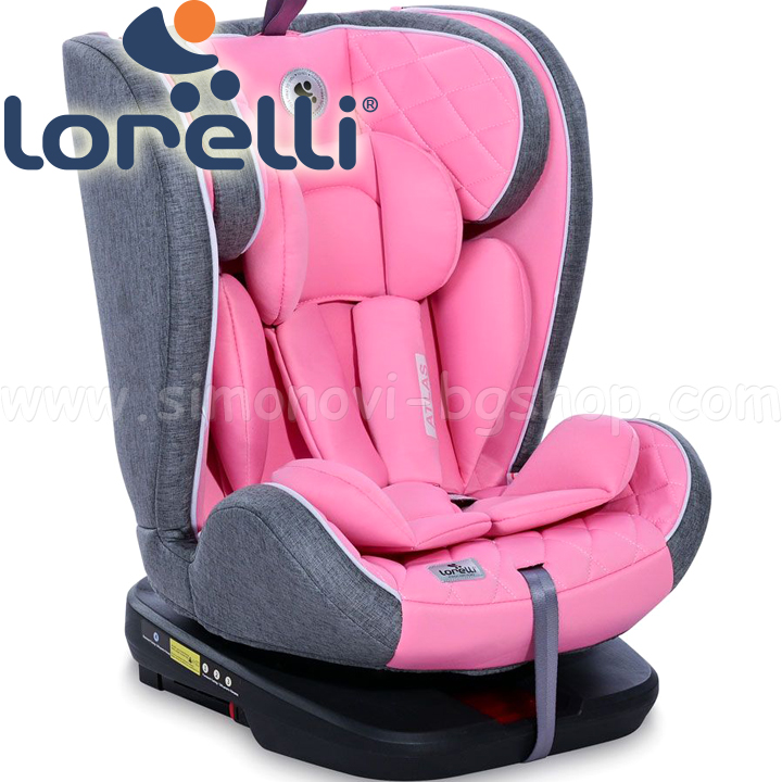 2022 Lorelli Premium    0-36 Atlas Izofix 360 Pink Blush 1007158220