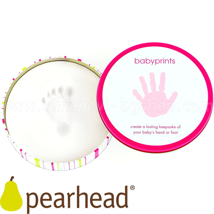 Pearhead      Handprints Tin Pink 82012