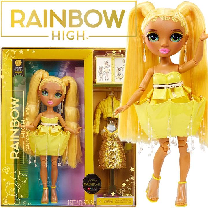 * Rainbow High Fantastic Fashion  Sunny Madison   587347