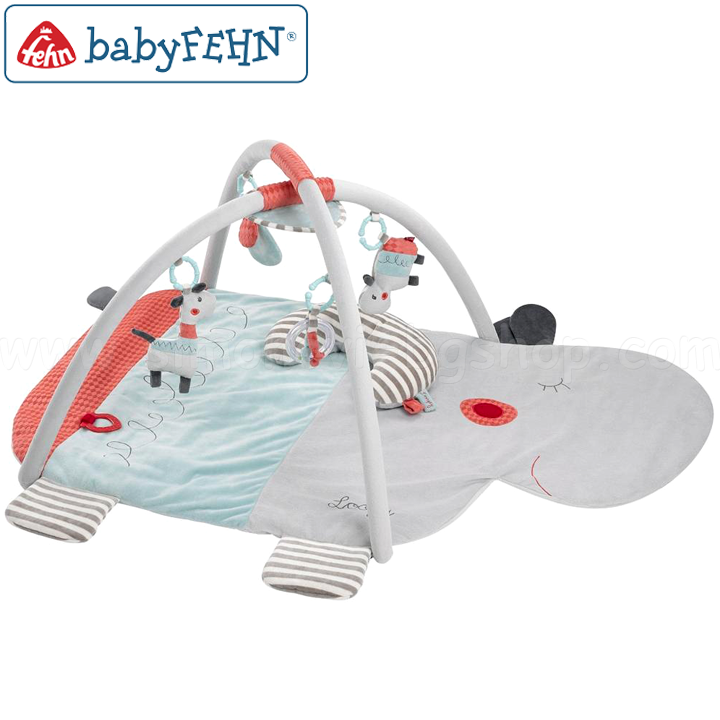 Baby Fehn Loopy & Lotta Active gymnastics 3D Hippo 059014