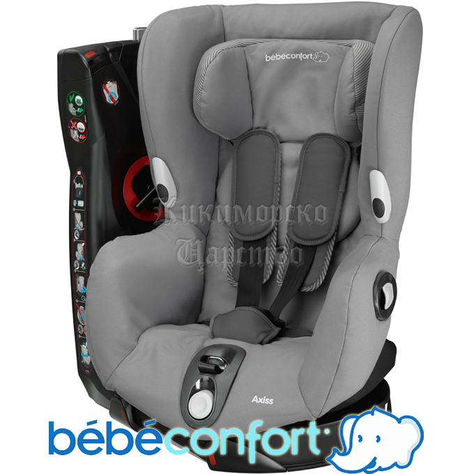 * 2015 Bebe Confort auto scaun 9-18kg. AXISS Concrete Grey