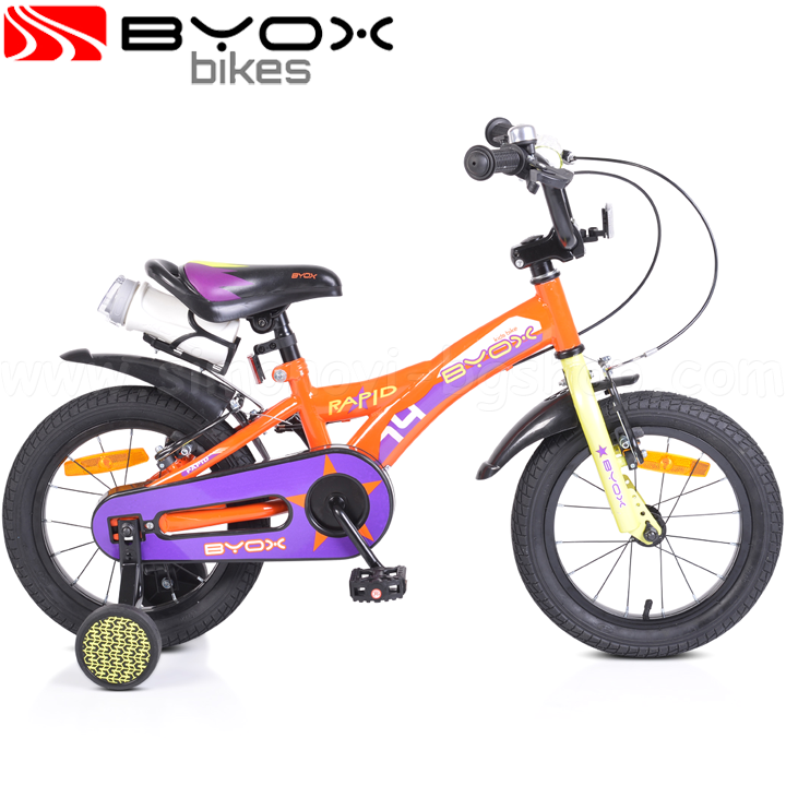 *Byox Bikes   14" RAPID Orange