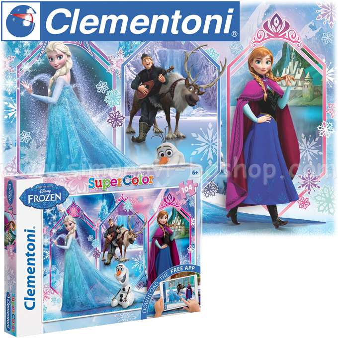 *Clementoni Super Color   104. Disney Frozen 20703