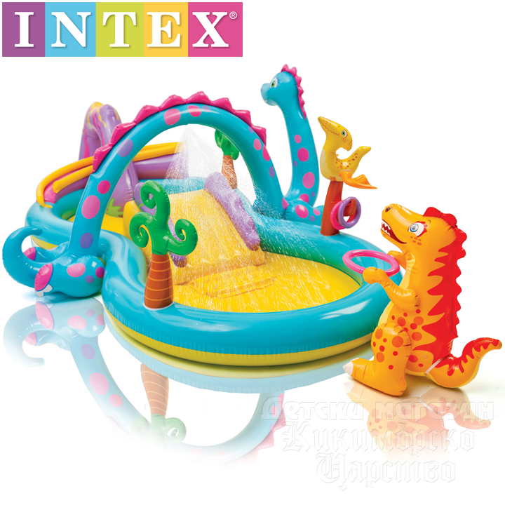 Intex - Inflatable children's center "Dinolend" 757135