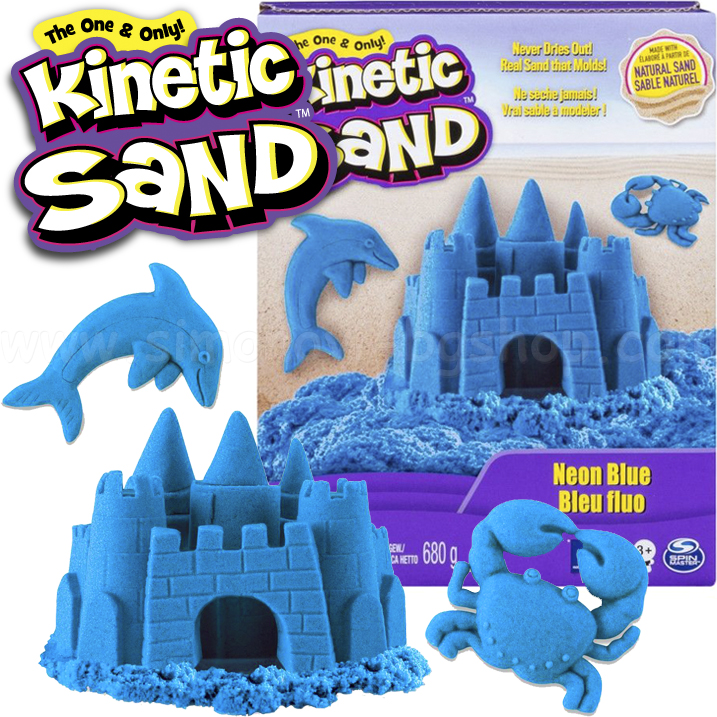 **Kinetic Sand   680. Neon Blue 6037535
