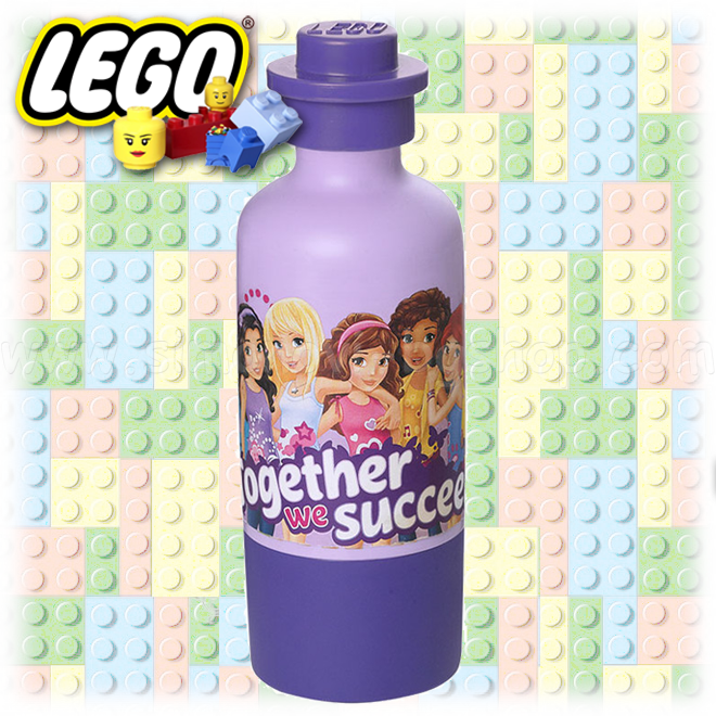 * 2015 Lego Friends ACCESSORIES Water Bottle Purple 40551732