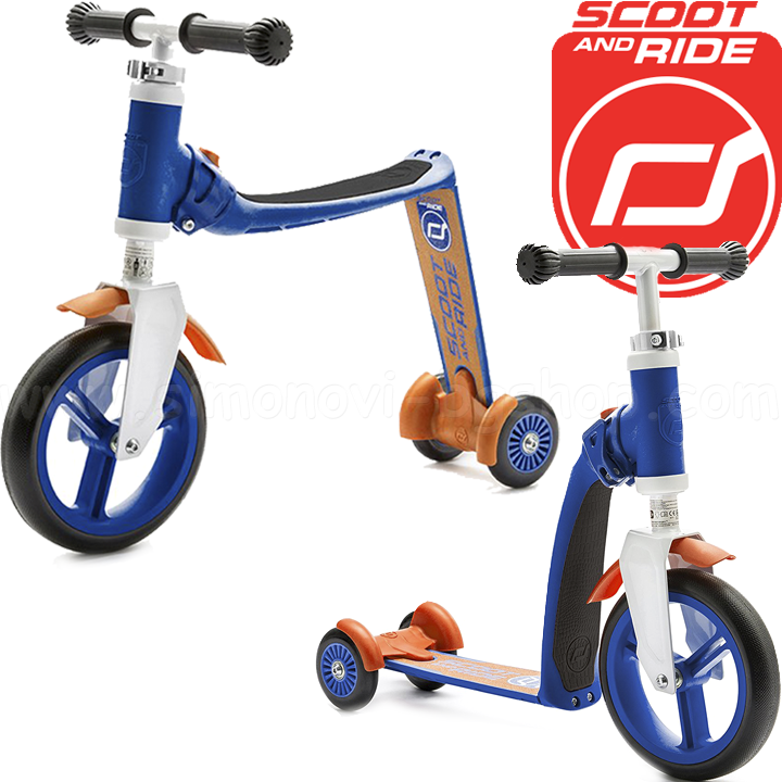 Scoot and Ride /   2  1 Highwaybaby Blue/Orange