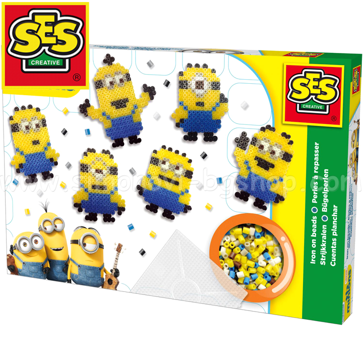 * Margele SES Creative colorate Minions 14743
