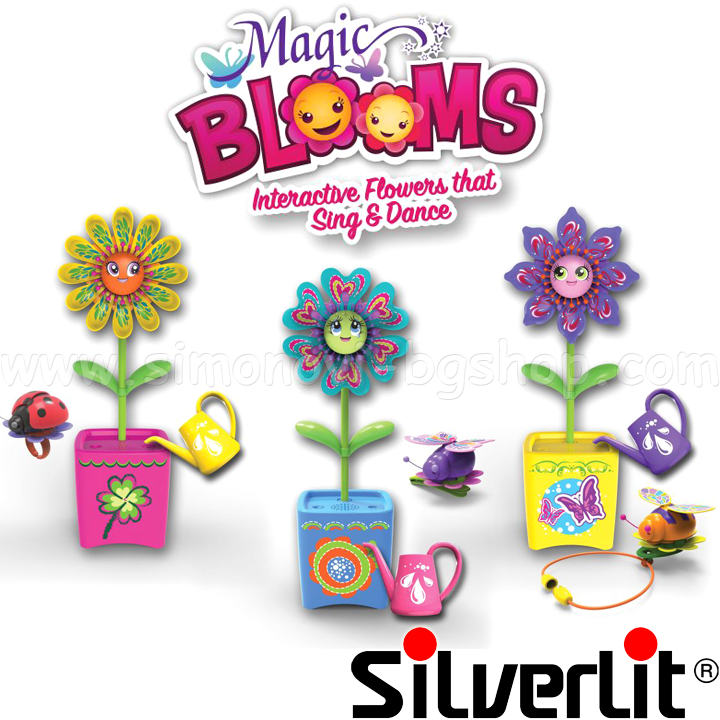 * Silverlit - interactiv ghiveci de flori Magic Blooms 88443 Sortimentul