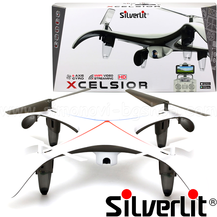* Silverlit - 2.4G drone, camera HD 4 canale cu Xcelsior 84747