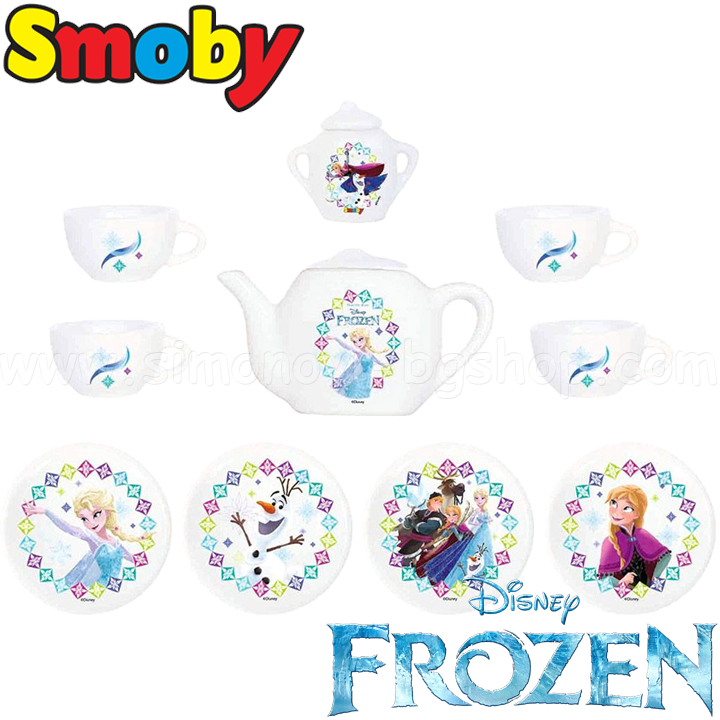 * Smoby Frozen Children's porcelain tea set "Frozen Kingdom" 310571