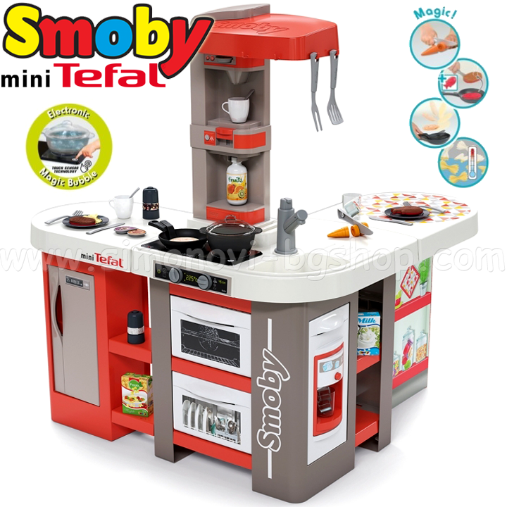 * Bucătărie pentru copii Smoby cu Bubble Tefal XXL sună cu 39 de